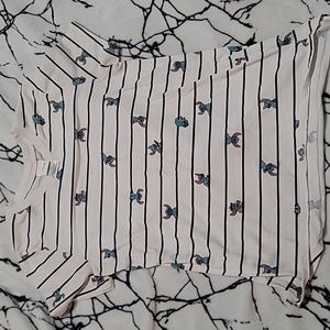 Stitch Disney white print top small